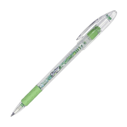 Pentel Solar Pop Neon Gel Pens .6mm 4/Pkg-Orange, Yellow, Green, Pink