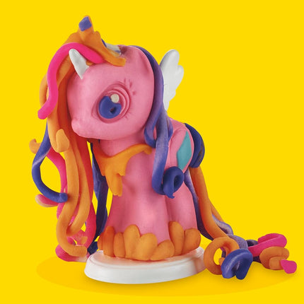 Juego de Play-Doh Make 'n Style Ponies, figuras de My Little Pony, 9 colores, kit de manualidades para niños, juguetes preescolares, para niñas y niños, edades de 3+ años (Exclusivo de Amazon)