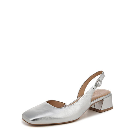 Naturalizer Women's Jayla Pump, Silver Metallic, 6 UK