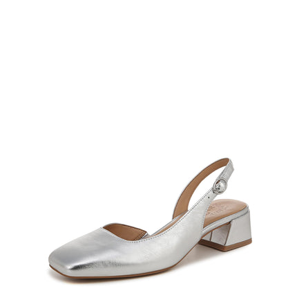Naturalizer Women's Jayla Pump, Silver Metallic, 6