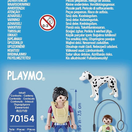 Playmobil 70154 Special Plus Mama with Baby and Dog ful, Fun Imaginative Role-Play, PlaySets Suitable for Children Ages 4+