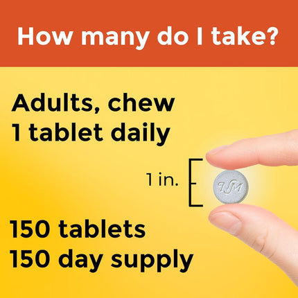 Nature Made Chewable Vitamin C 500 mg Tablets, 150 Count Value Size