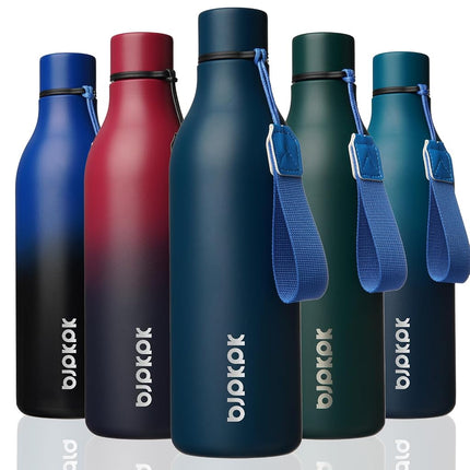 BJPKPK 25oz Insulated Water Bottle, Stainless Stee