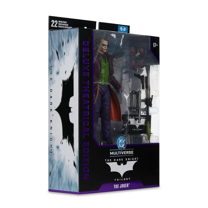McFarlane DC Multiverse The Joker (The Dark Knight) 7in Action Figure (Deluxe Theatrical Edition) Toys