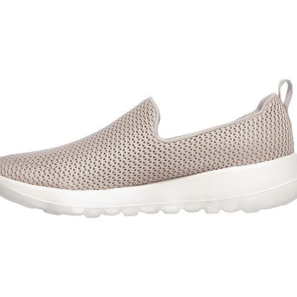 Skechers Women's Go Walk Joy-Evaluate Trainers, Taupe Textile/Trim, 4 UK