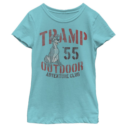 Disney Girls' Little, Big Outdoor Tramp T-Shirt, T