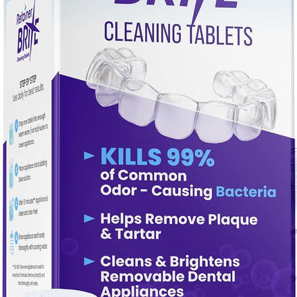 Retainer Brite Cleaning Tablets - 96 Tablets (New 