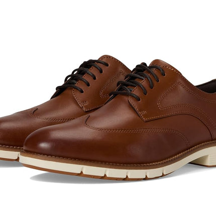 Cole Haan Mens Flexgrand360 Wingtip, British Tan/Ivry, 7.5 UK