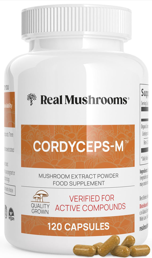 Real Mushrooms Cordyceps Capsules - Performance Su