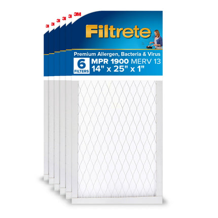 Filtrete 14x25x1, AC Furnace Air Filter, MPR 1900,