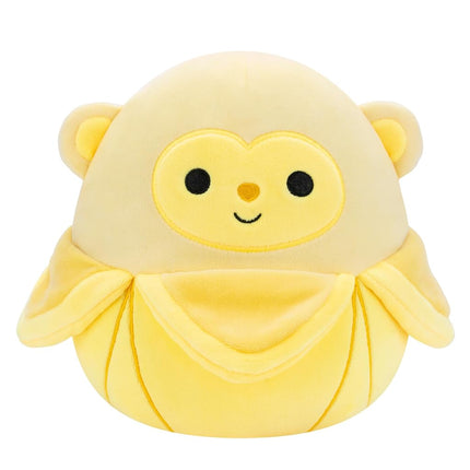 Squishmallows Original 8-Inch Pierogi Banana Monkey - Official Jazwares Plush, SQCR05537