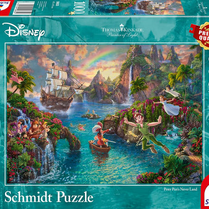 Schmidt | Thomas Kinkade: Disney Peter Pan Puzzle -1000pc | Puzzle | Ages 12+ | 1 Players