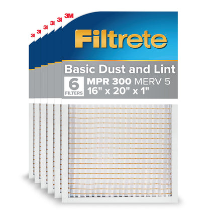 Filtrete 16x20x1 AC Furnace Air Filter, MERV 5, MP