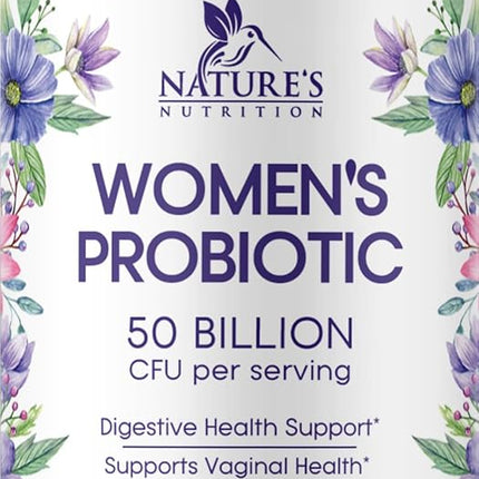 Nature's Nutrition Women’s Probiotics 50 Billion C