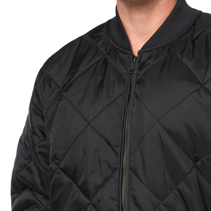 Dickies Men's Diamond Quilted Jacket, Black, XX-Large