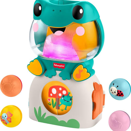 Fisher-Price Light-Up & Roll Frog Baby Toy