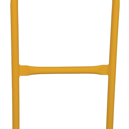 Vestil VDKR-2 Pipe Safety Railing with Powder Coat Yellow Finish, Steel, 24" Length, 1-5/8" Outside Diameter