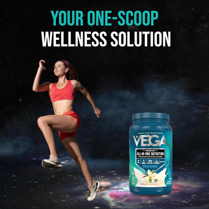 Vega One All-in-One Plant Protein Shake - French Vanilla - 689g (24.3oz)