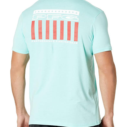 Columbia Men's Graphic T-Shirt, Gulf Stream/Sam, L