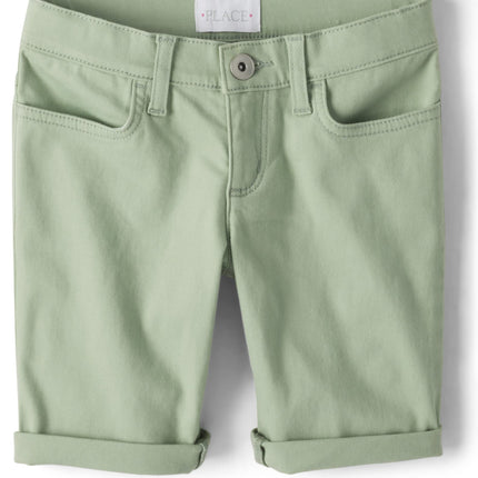 The Children's Place Girls' Solid Skimmer Shorts, 