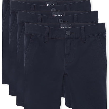 The Children's Place Short chino pour fille, lot de 4, Tidal lot de 4, 12