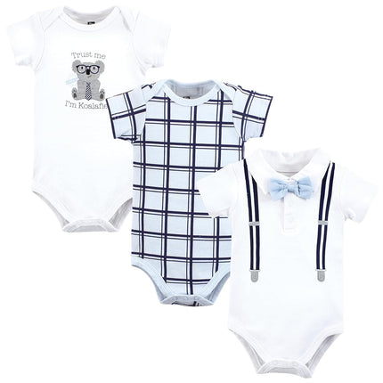 Hudson Baby grenouillères en coton unisexe pour bébé, polo Koalafied, 3-6 mois, polo Koalafied, 3-6 mois