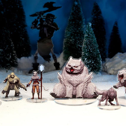 D&D Idols of The Realms Miniatures: Icewind Dale: Rime of The Frostmaiden: 2D Set 1 (Frost Giant Skeleton)