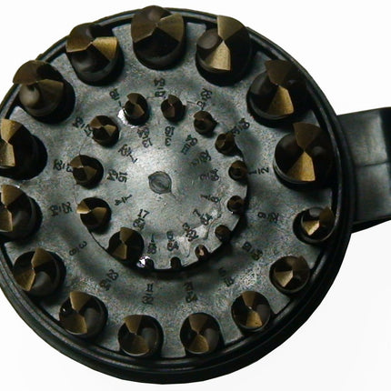 Drill America - D/A29J-CO-PC 29-Piece M42 Cobalt Drill Bit Set in Round Case (1/16" - 1/2" x 64ths), D/ACO Series