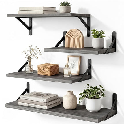 YGEOMER Floating Shelves for Wall, Different Sizes