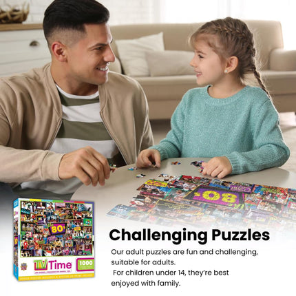 MasterPieces TV Time Puzzles Collection - 60s Shows 1000 Piece Jigsaw Puzzle