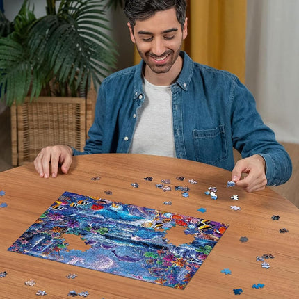 Ravensburger 12000478 - Moonlit Magic - 500 pieces jigsaw puzzle – Puzzle for adults and kids age 12 years up,