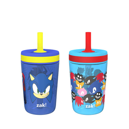 Zak Designs Sonic The Hedgehog Kelso Toddler Cups 