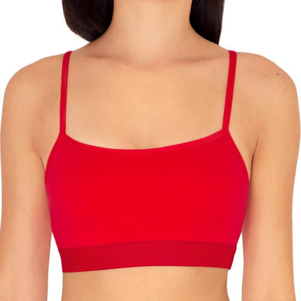 Sujetador deportivo tipo top de algodón Fruit of the Loom para mujer