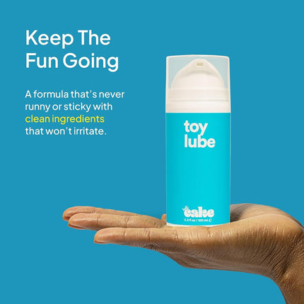 Cake Hello Toy Wonder, Non-Drip Water-Based Lubricant, Natural Lube, Personal Lubricant (3.3 Fl. Oz.)