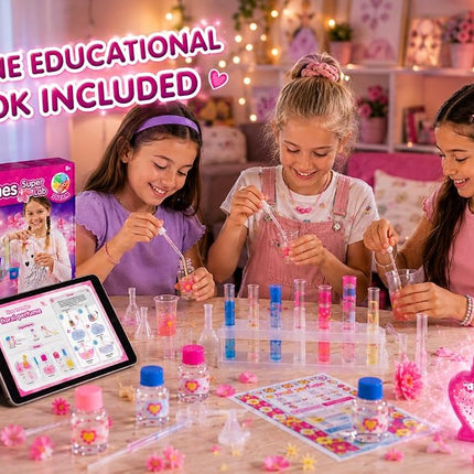 Science4you - Perfume Super Lab for Kids +8 Years - Scientific Kit with 13 Creative Activities: Perfume Maker Laboratory, Educational Toy for Kids 8-12 Years