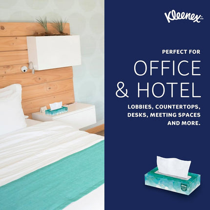 Kleenex 21400 Facial Tissues, 2 Ply, White, 36 cartons x 100 Sheets