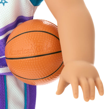 American Girl, Truly Me, Star Player Basketball Outfit, Doll Clothes, for 18-inch Dolls, 6pcs, Ages 6+
