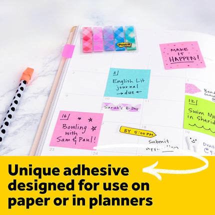 Notas Post-it Cubo, Colores Brillantes, 76.2 mm x 76.2 mm, 400 Hojas/Cubo