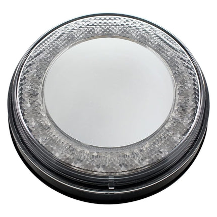 United Pacific 36654B 24 LED 4" Round Mirage Light (Stop, Turn & Tail) - Red LED/Clear Lens (Bulk)