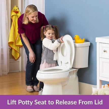 Abattant WC enfant-adulte Nextstep Round Little to Big, blanc