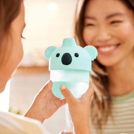 Vaso antiderrame con boquilla de silicona Munchkin Soft-Touch, 236 ml, Koala