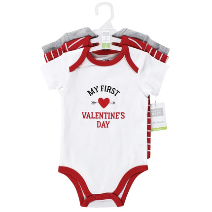Hudson Baby Body de algodón, Corazones para Bebé, 9-12 Meses