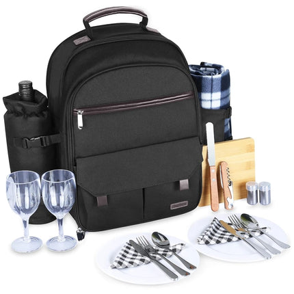 Sunflora Picnic Backpack for 2 Person, Picnic Bask