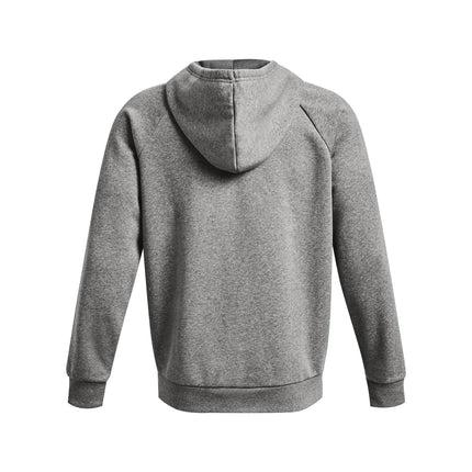 Under Armour Mens Rival Fleece Zip Hoodie - Castlerock Light / /White - MD