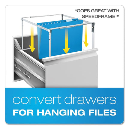 Pendaflex 81620EE Recycled Hanging Folders, Legal Size, Standard Green, 25/BX (81620)