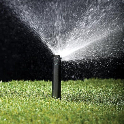 Rain Bird 1803DSH4PK Professional Dual Spray Pop-Up Sprinkler, 180° Half Circle Pattern, 8' - 15' Spray Distance, 3" Pop-up Height, 4-Pack