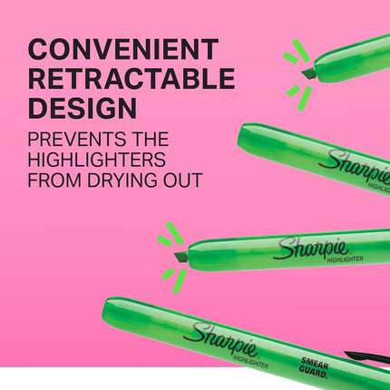 Sharpie SAN28025 Accent Retractable Highlighters