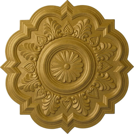 Ekena Millwork CM20DRPGS Deria Ceiling Medallion, Pharaohs Gold