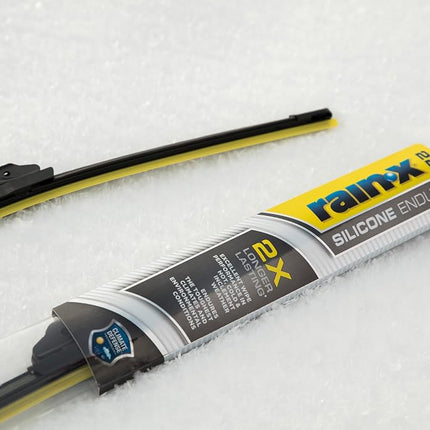 Rain-X 830126 Silicone Endura Wiper Blades, 26 Inch Windshield Wipers (Pack of 1), Automotive Replacement Windshield Wiper Blades With Two Times Longer-Lasting Resilient Silicone Rubber Squeegee