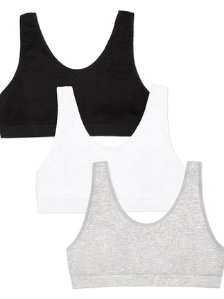 Fruit of the Loom Girls' Seamless Stretch Sports B